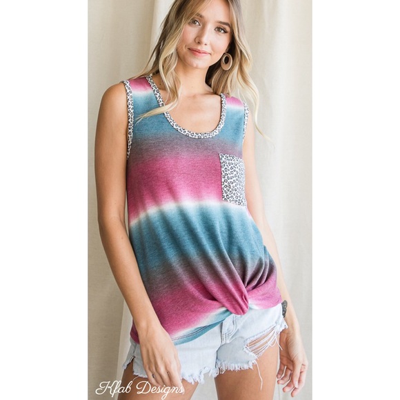 ❤️LAST 1 Animal Print Contrast Super Soft Knit Top - Picture 3 of 9